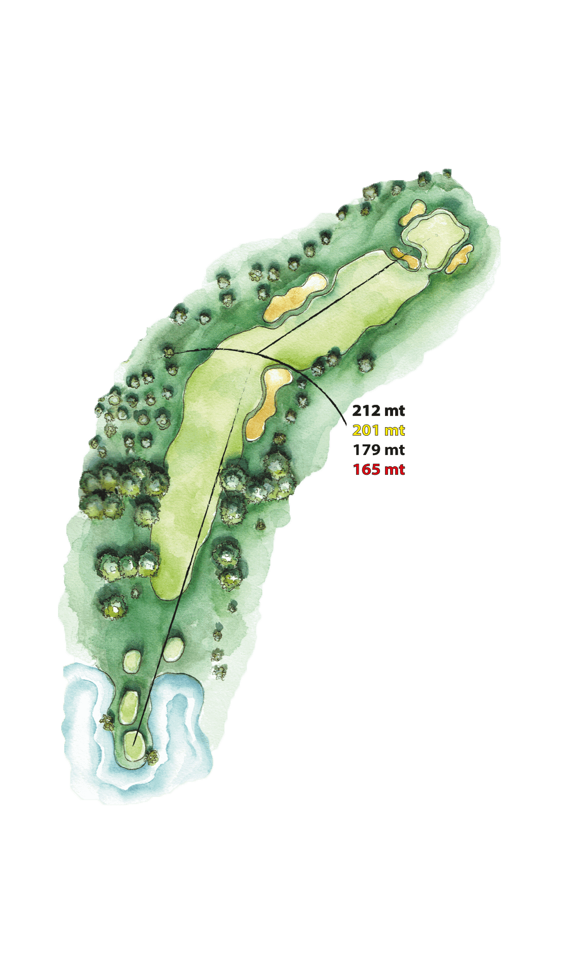 Riva Toscana Golf Hole  016