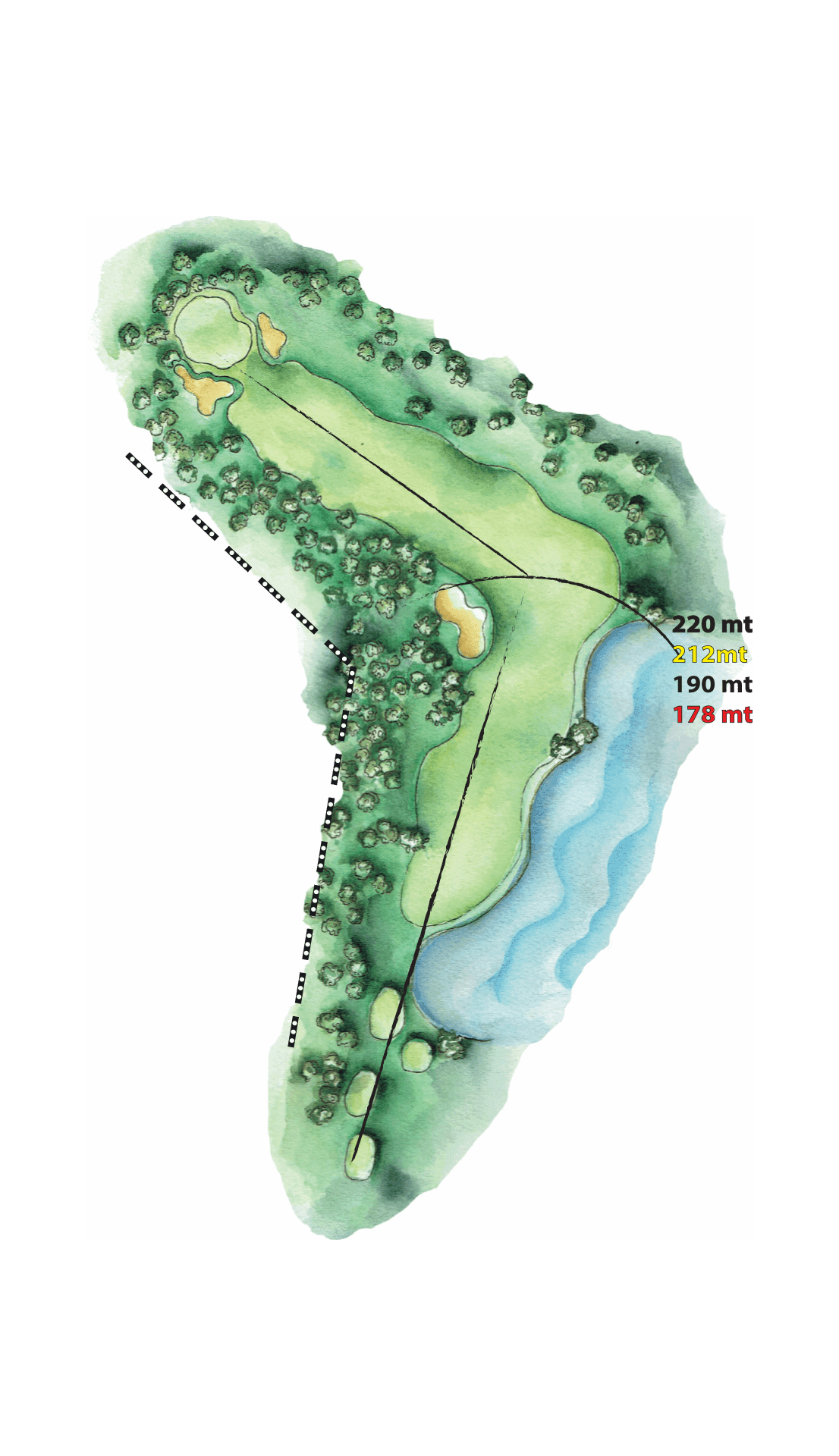 Riva Toscana Golf Hole 01