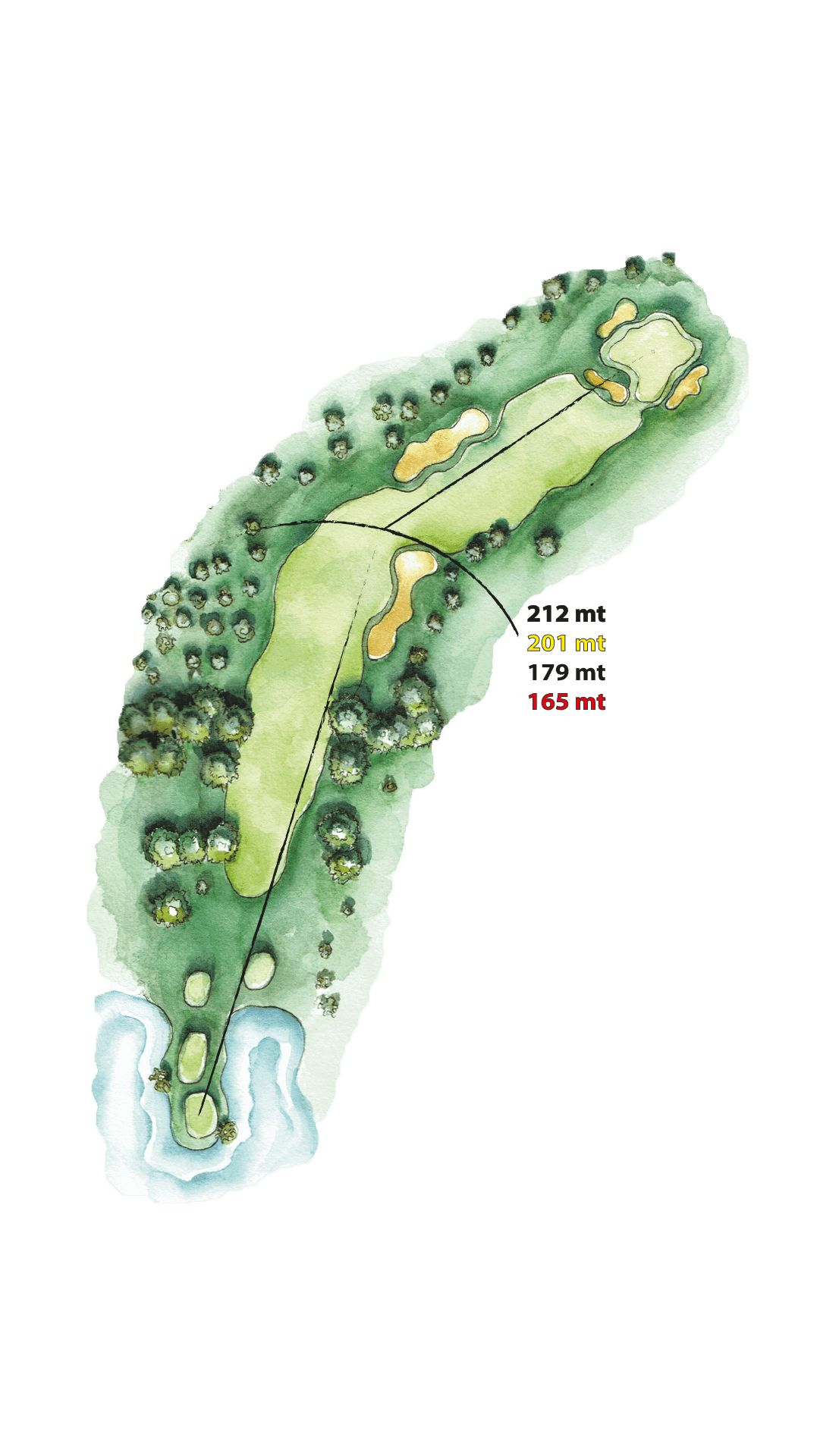 Riva Toscana Golf Hole 016