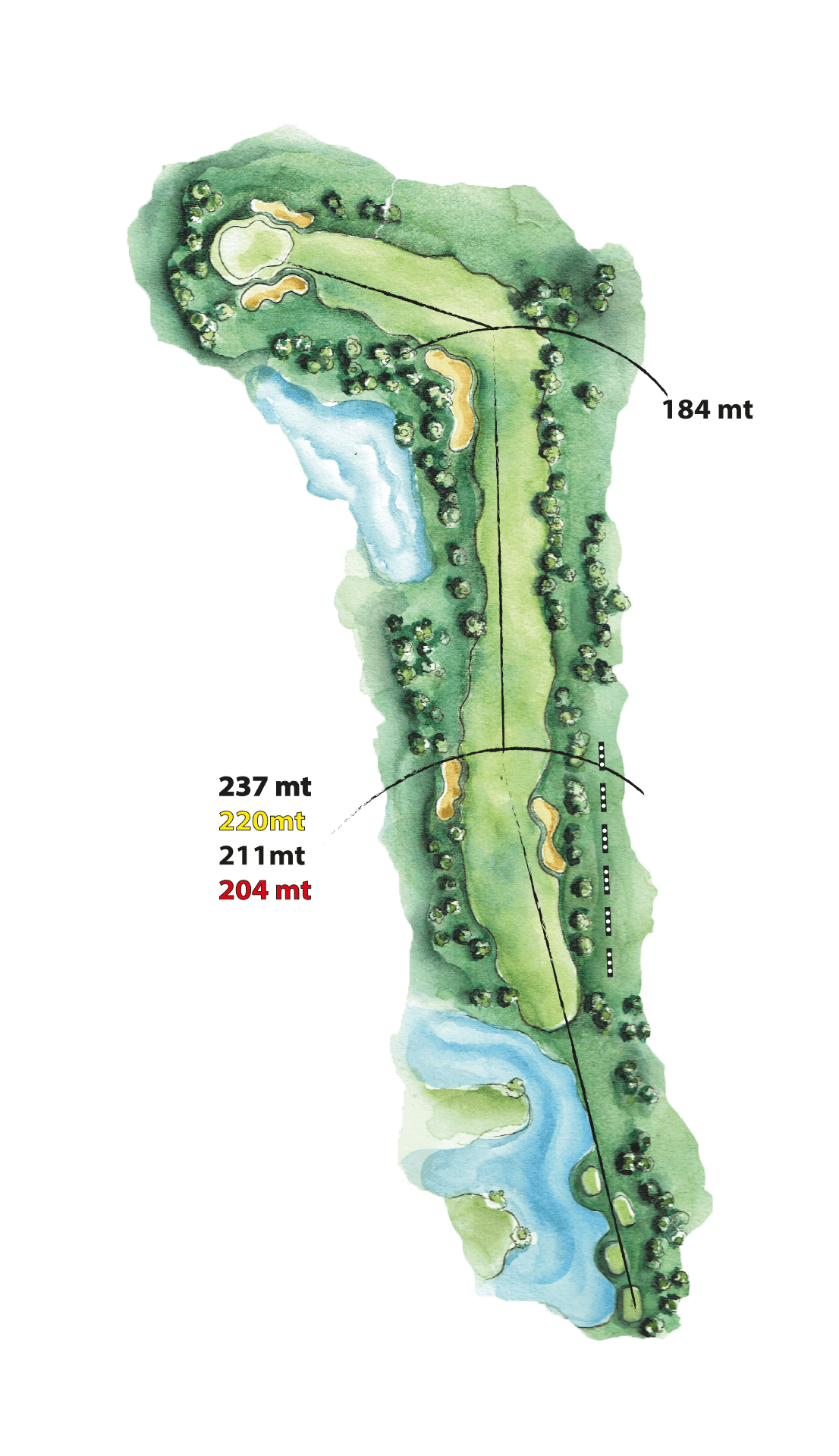 Riva Toscana Golf Hole  012