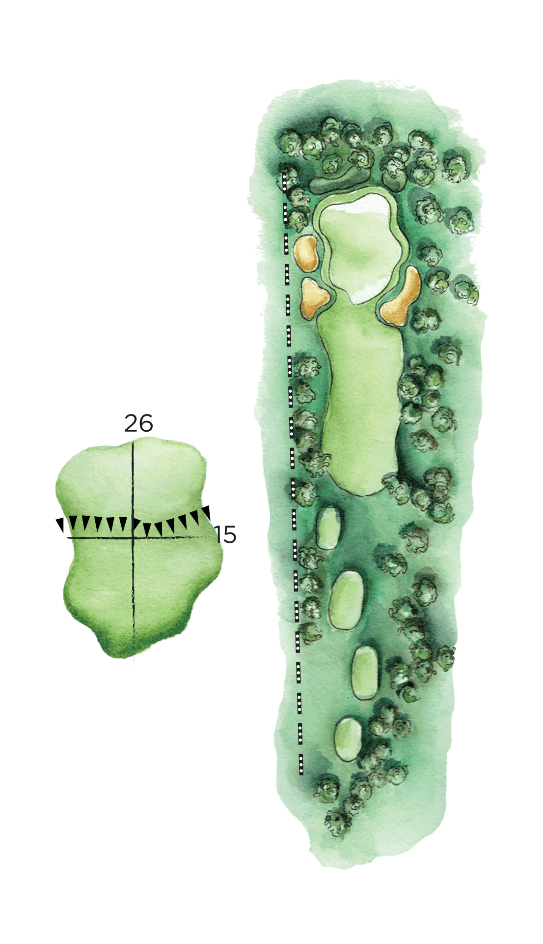Riva Toscana Golf Hole 02